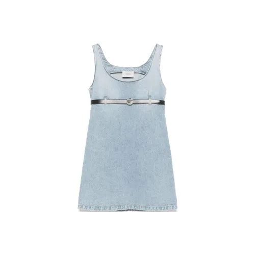 COPERNI Belted Denim Mini Dress