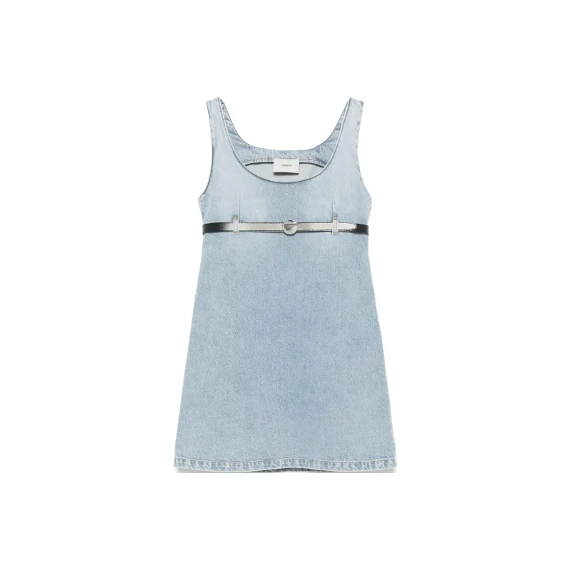 COPERNI Belted Denim Mini Dress-0