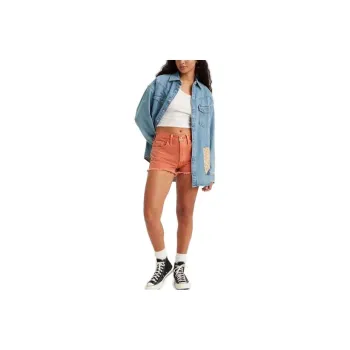 Levis Denim Shorts Women's Brown