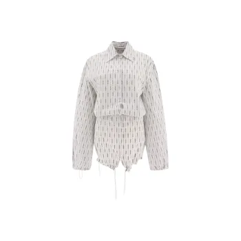 The Attico Striped Shirt Dress
