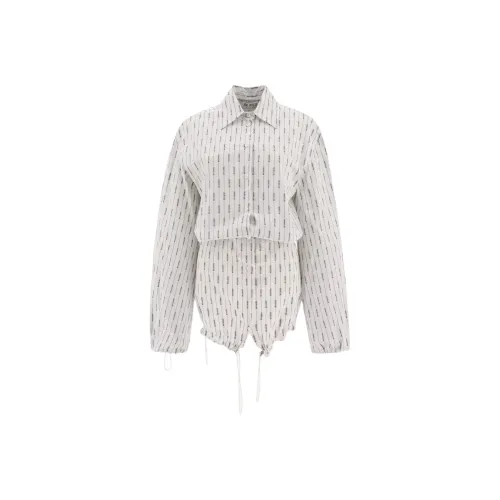 Martine Rose logo-print pullover hoodie Nude