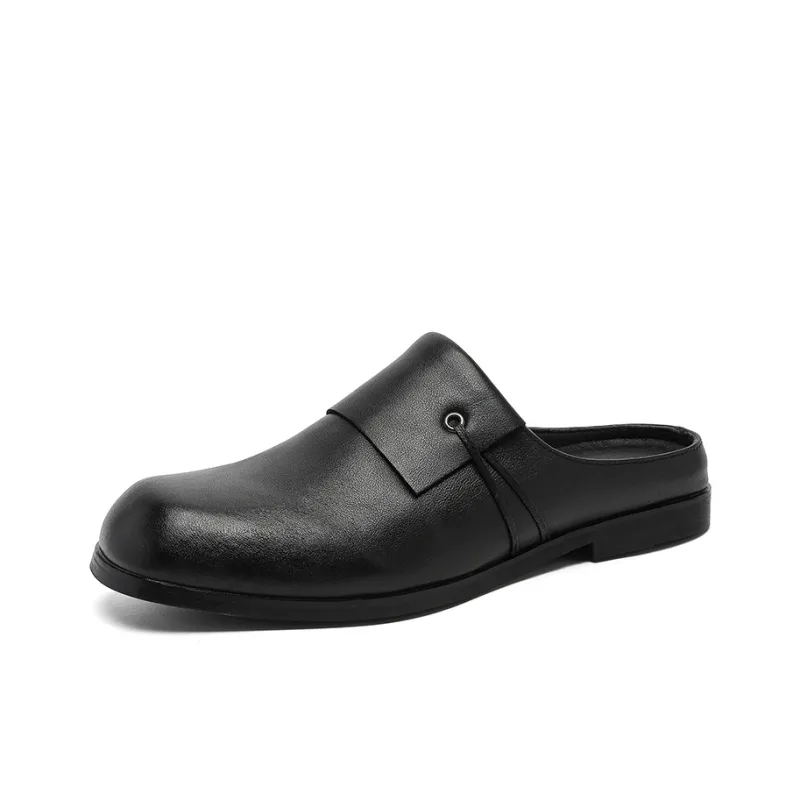 WEISHIBANGWEI Closed Toe Slippers Unisex Black-8