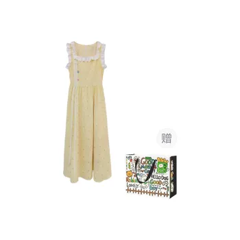 ZVJH Slip Dresses Women's Yellow