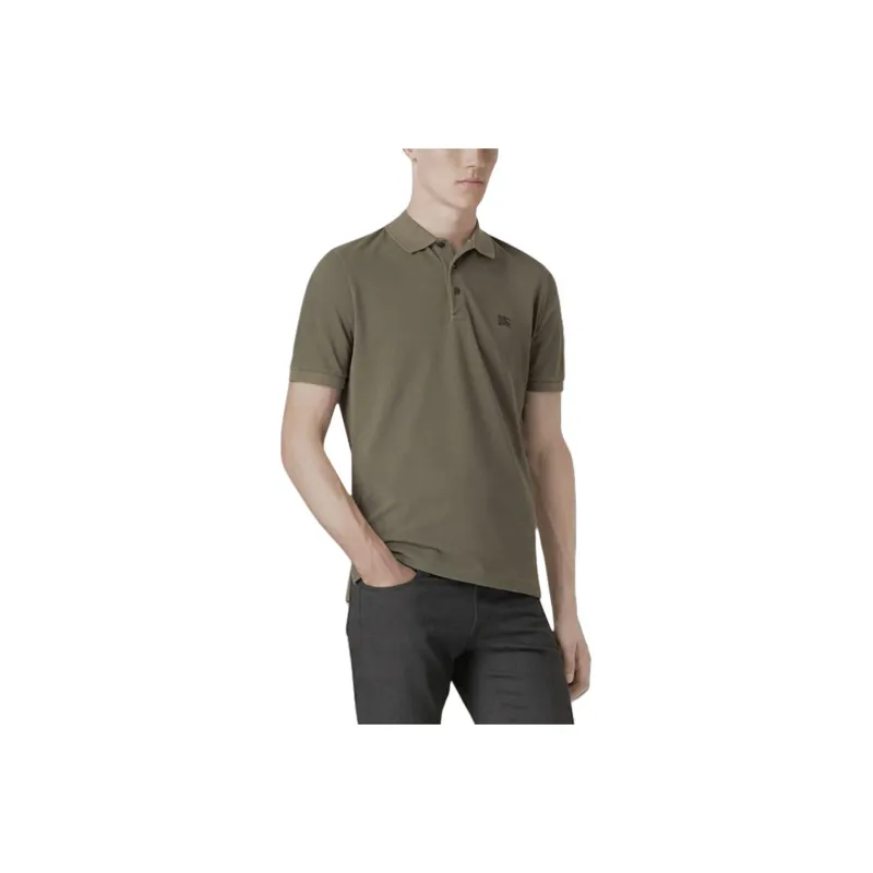 Burberry Polo Shirt Men's Green-0