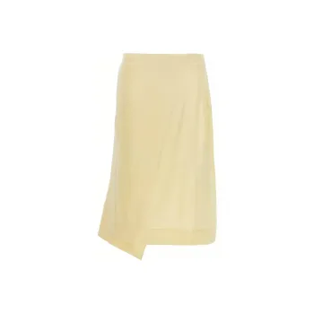 JIL SANDER Asymmetric Satin Skirt