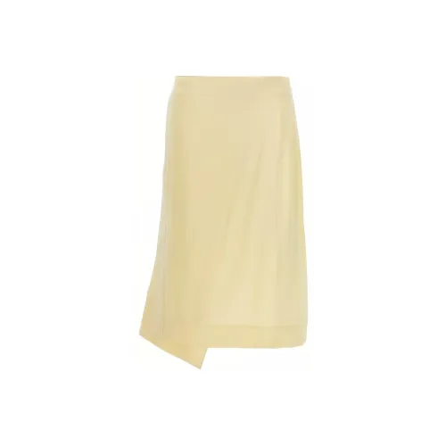 JIL SANDER Asymmetric Satin Skirt