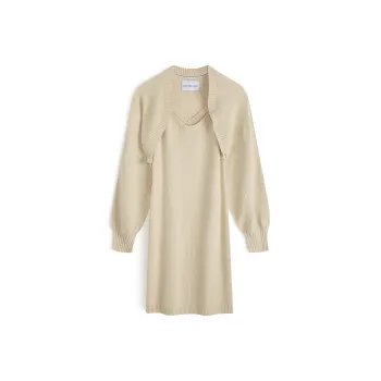 CALVIN KLEIN Skirt Set Women's Cow Ivory