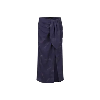 URBAN REVIVO Casual Short Skirts Women's Dark Purple