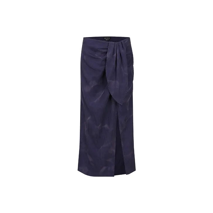 URBAN REVIVO Casual Short Skirts Women's Dark Purple-0