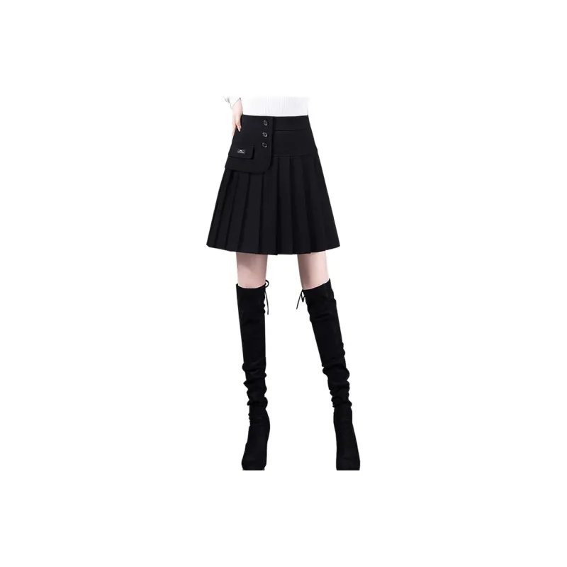 Cypress House Casual Short Skirts Women's Black-0