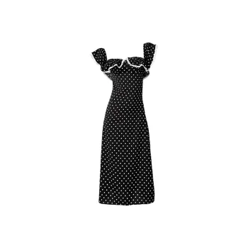 Local Gal Slip Dress Women's Polka Dot