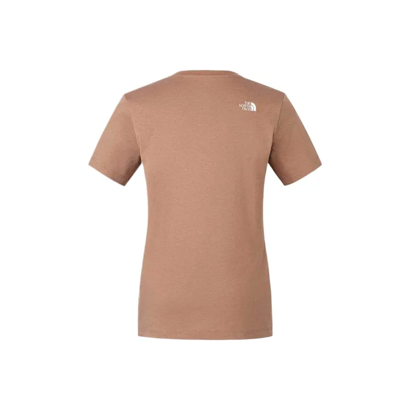 THE NORTH FACE Regular T Shirt Women's Brown-1