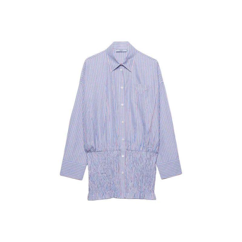 PRADA Striped Cotton Shirt-0