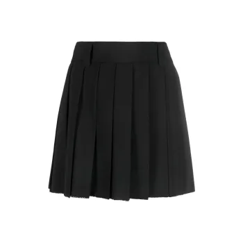 MIU MIU SS22 Casual Short Skirts Women's Black
