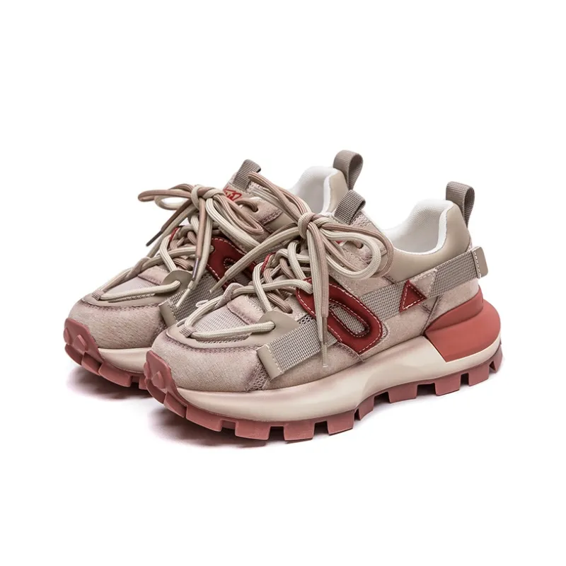 Chibang Height Increasing Low Top Chunky Sneakers Women's-1