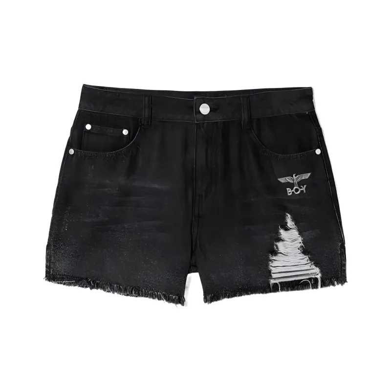 Boy London Denim Shorts Women's Black-0