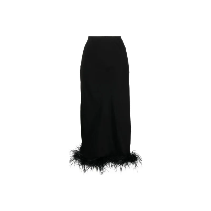 Rixo Casual Long Skirts Women's Black-0