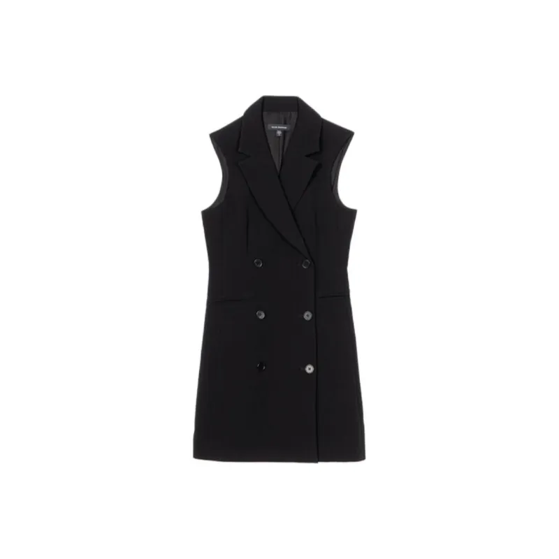 CLUB MONACO Sleeveless Dress Women's Black-0