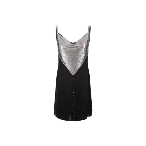 Paco Rabanne Chainmail panelled Cowl neck Vest