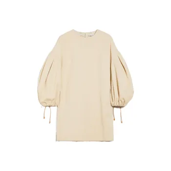 MaxMara SS24 Long Sleeved Dresses Women's Ivory