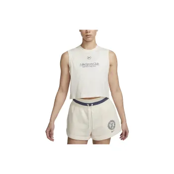 Nike Sleeveless Sports Shirts Women's Pale Ivory
