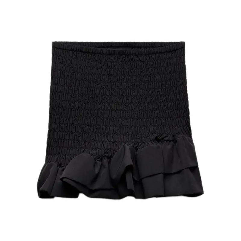 ZARA Casual Short Skirts Women's Black-0