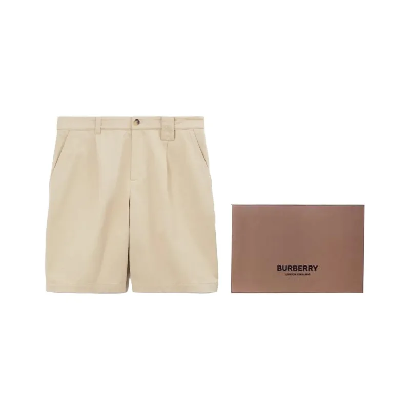 Burberry Ekd Cotton Cargo Shorts-4