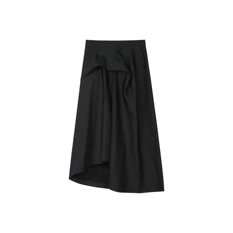 THE SEA LIFE Casual Long Skirt Women's Clover Gray-0