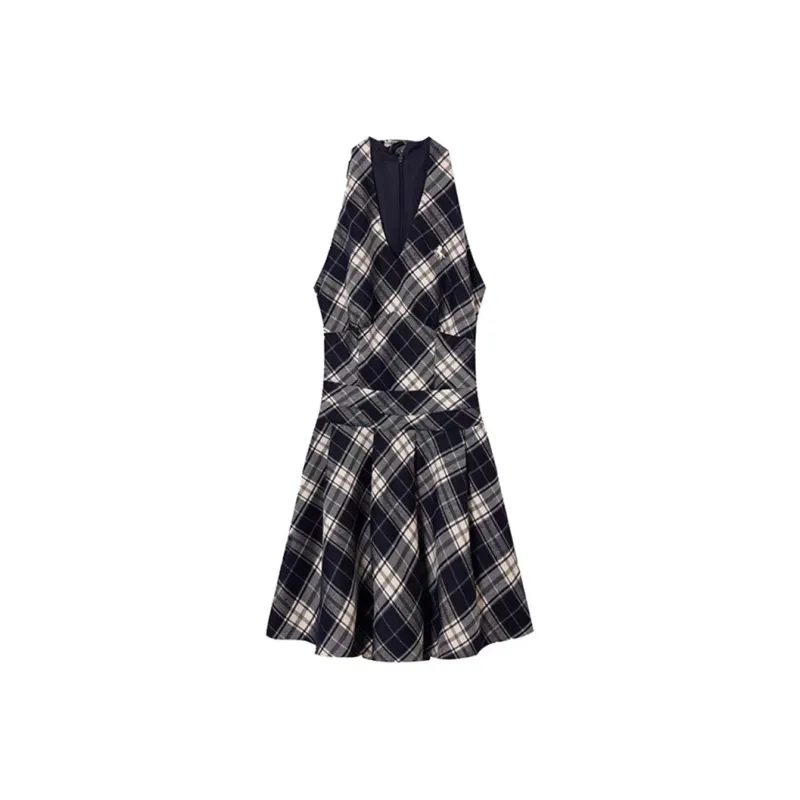 Incolore Slip Dresses Women's Plaid-0