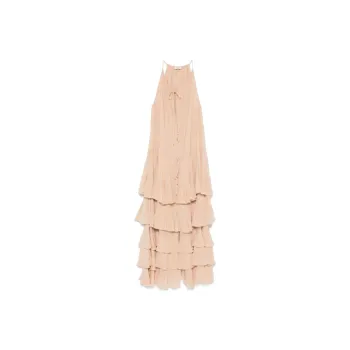 Chloé Tiered Ruffled Maxi Dress