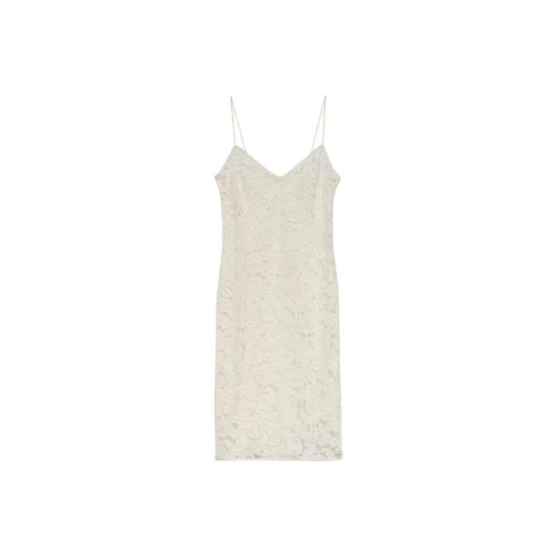 DOEN ALISSA DRESS Slip Dress Women's White-0
