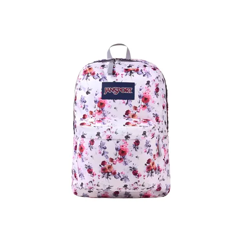 JanSport Polyester Backpack Medium Size Unisex Pink