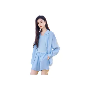Like The Age Of Water Casual Suit Women's Blue