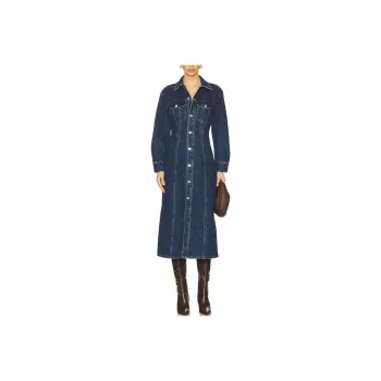 STEVE MADDEN Long Sleeved Dresses Women's Blue