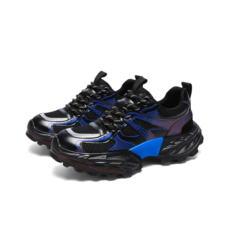 HACKBUTEER Low Top Chunky Sneakers Men's Box Included-8