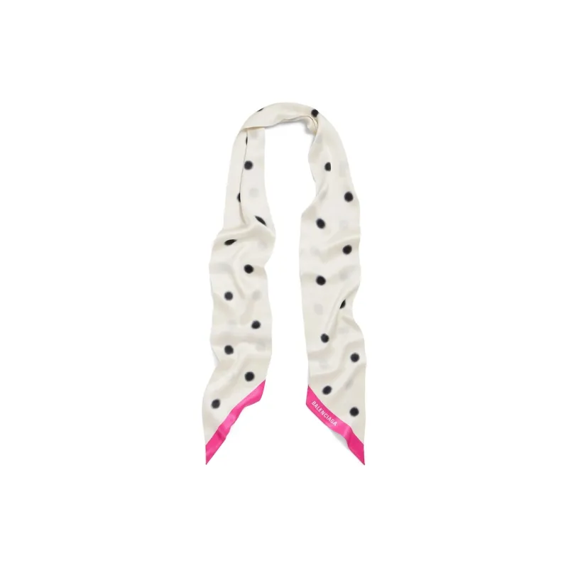 Balenciaga Silk, Silk Scarves Women's White-1
