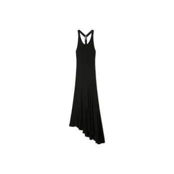 OFF WHITE Alla Asymmetric Hem Dress