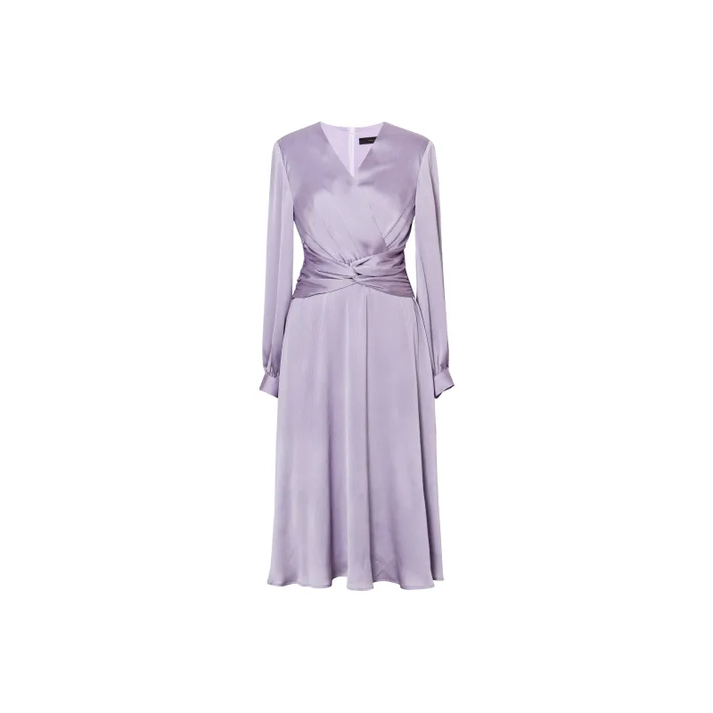 ROEYSHOUSE Long Sleeved Dresses Women's Purple-0