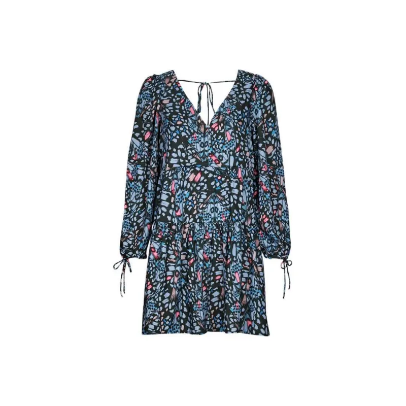 REPLAY Long Sleeved Dress Women's Blue-0