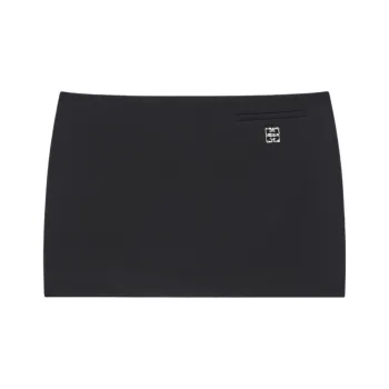 Givenchy Logo Plaque Mini Skirt