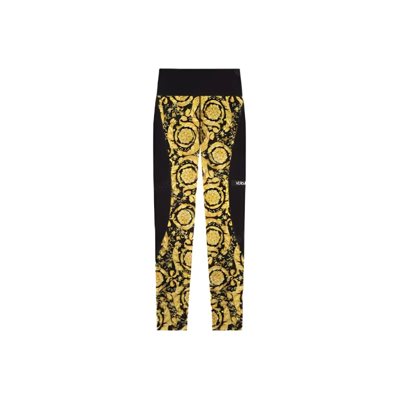 VERSACE Barocco Print High waisted Leggings-0