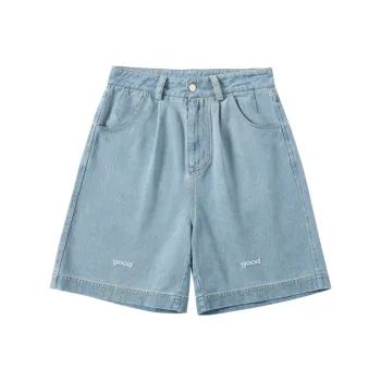 MeiHaoStore Denim Shorts Women's Denim Light Blue