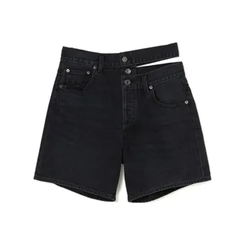 AGOLDE Denim Shorts Women's Black