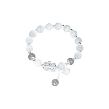 WEITIANXUAN Glass Cat Eye Bracelets Women's