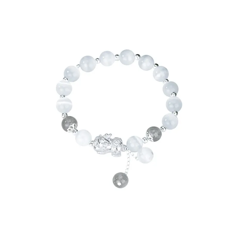 WEITIANXUAN Glass Cat Eye Bracelets Women's-0