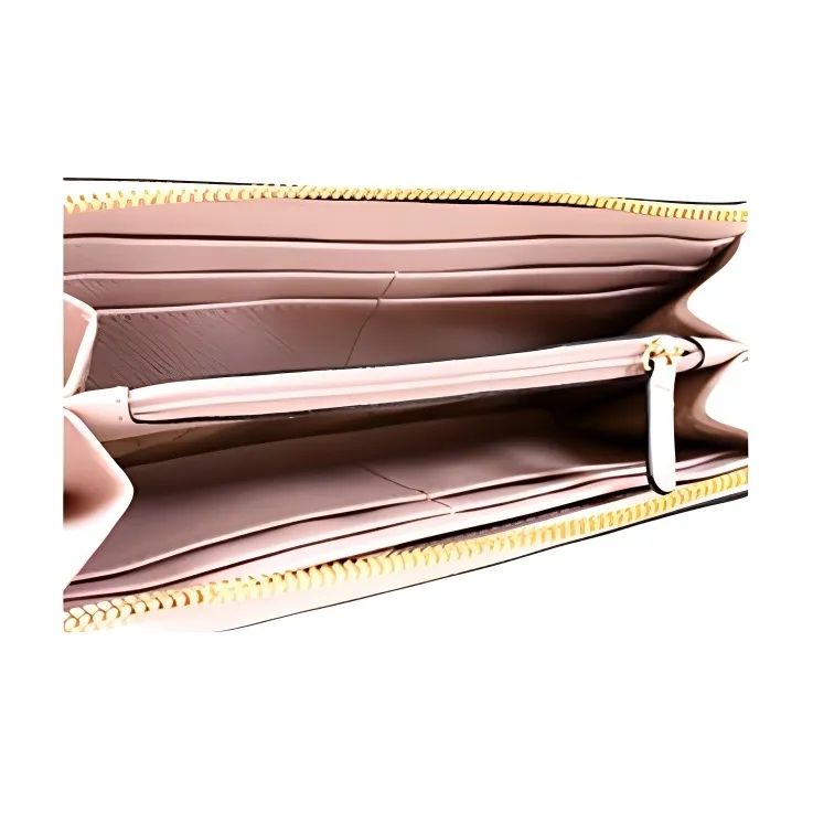 MICHAEL KORS Jet Set Travel Saffiano Leather Wallet Tubas Women's Blush Pink-3