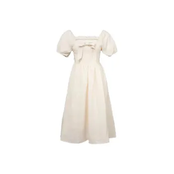 Incolore Short-Sleeved Dresses Women's Apricot