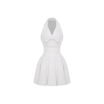 COMMA GIRL Sleeveless Dress Women's White