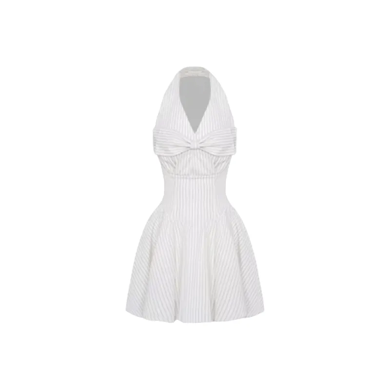 COMMA GIRL Sleeveless Dress Women's White-0