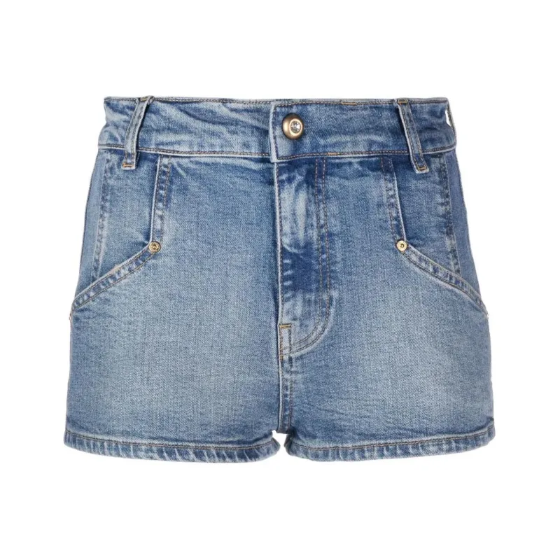 PINKO Denim Shorts Women's Blue-0
